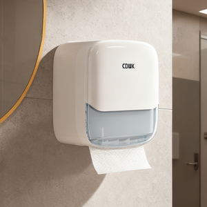 Dispensador de Toallas de <span class=keywords><strong>Mano</strong></span> Plegadas en V CDWK, Montado en la <span class=keywords><strong>Pared</strong></span>, Gran Capacidad y Ahorro de Papel con Ventana Visible, CD-8815 - Product Image 6