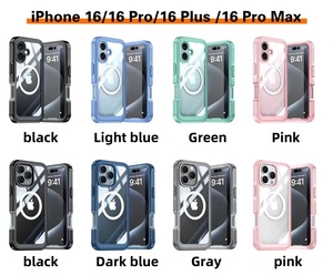 Mới trong suốt 360 độ Thuê Ngoài với được xây dựng trong bảo vệ màn hình chống thả chống bụi chống sốc điện thoại trường hợp đối với iphone16promax - Product Image 6