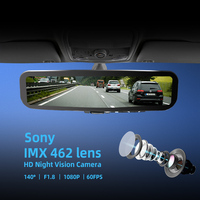 Cámara para Auto WEMAER Wifi de Tipo Separado con Vista Frontal y Trasera, Transmisión Digital 2K para Ford Ranger, Pantalla Completa de 9.2 Pulgadas, DashCam con Espejo