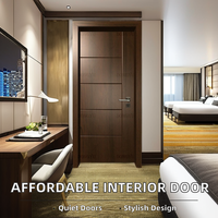 Porte intérieure en contreplaqué manuel de haute qualité, moderne, avec isolation acoustique pour hôtels, appartements, villas, chambres