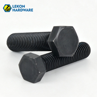 LEKON Imperial Din933 Boulons hexagonaux Grade 4.8 5.8 8.8 10.9 12.9 Acier au carbone Fabricant de boulons et d'écrous hexagonaux