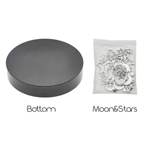 Magnetic Sculpture Novelty Gifts Desktop Decoration Magnetic Moon Stars Sculpture Office Desktop Accessories Stress-relief Toy