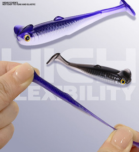 Ensemble <span class=keywords><strong>de</strong></span> 56 leurres souples en plastique <span class=keywords><strong>de</strong></span> 115g, kit Texas Rig, appâts <span class=keywords><strong>de</strong></span> pêche pour la truite, le bar et la pêche en <span class=keywords><strong>eau</strong></span> salée, accessoires <span class=keywords><strong>de</strong></span> pêche - Product Image 4