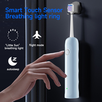 Sikat Gigi Elektrik Sonic Getaran Frekuensi Tinggi Bulu Halus Pintar untuk Dewasa dengan Peringkat Tahan Air IPX7 dan 5 Pengaturan Kecepatan