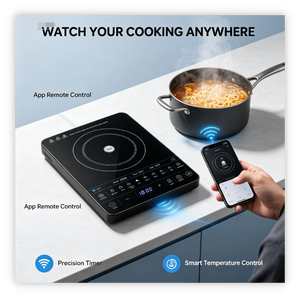 Vente en gros de plaques de cuisson intelligentes WiFi IOT avec commande vocale Alexa - Product Image 6