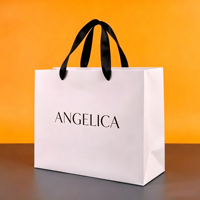 Sacs en papier pliables personnalisés de haute qualité, sacs cadeaux de mariage écologiques de luxe avec design gratuit