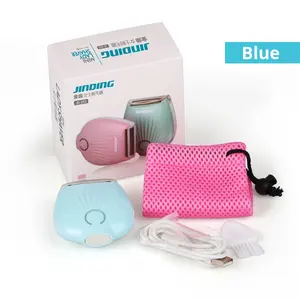 Afeitadora eléctrica inalámbrica para mujeres: Mini maquinilla de afeitar eléctrica, recortadora de Bikini recargable, maquinilla de afeitar facial impermeable para el cuerpo, pierna púbica - Product Image 5