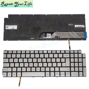 New Bạc BR Brazil Máy Tính Xách Tay Backlit Bàn Phím Cho Dell Inspiron 15 7590 7591 7791 5580 5584 5590 5591 5593 5594 5598 0khy8w - Product Image 6