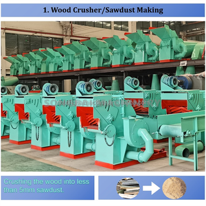 Machine de fabrication de briquettes de charbon de bois de sciure de bois de biomasse avec moteur 150-500 kg/h capacité 380V - Product Image 3