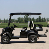 Voiturette de golf électrique homologuée pour la route, 4 places, conception de batterie personnalisée, batterie au lithium 48V 72V 100A 120A, buggy de golf classique