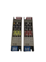 Alimentation électrique pour bande LED ultra-mince de 35 mm de largeur, 110 V-220 V AC-DC 12 V/24 V 8,3 A, sortie simple, transformateur d'éclairage LED SMPS