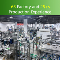 Machine de remplissage à double tête entièrement automatique avec contrôle PLC pour l'emballage de lessive liquide, de savon et de shampoing