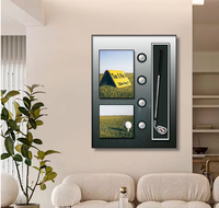 Œuvre d'art de collection de la série sportive de golf personnalisée, décoration murale 3D, peintures sur toile encadrées, images