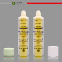 Tube cosmétique à double compartiment 50ml 100ml, tube en plastique à double pression pour formule double en matière de soins de la peau