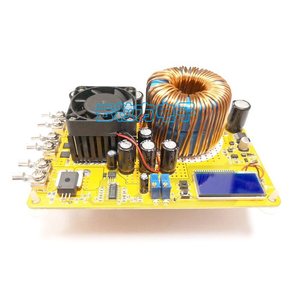 Módulo de alimentación ajustable de alta potencia de 50A CC |   Medidor de Voltaje y Amperaje LCD CV/CC de Doble Pantalla, Módulo de Alimentación de CC de 50A W809 - Product Image 2