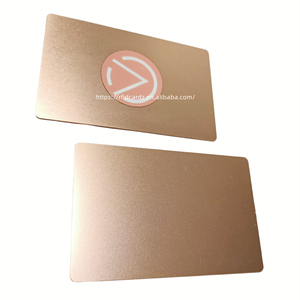 Thẻ Kinh Doanh Kim Loại Vip Nfc Bằng Thép Không Gỉ Sang Trọng Màu Vàng Hoàn Thiện - Product Image 5