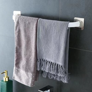 Porte-serviettes adhésif mural pour salle de bain, étagère à serviettes, support à ventouse pour toilettes, organisateur de <span class=keywords><strong>cuisine</strong></span> et salle de bain - Product Image 2