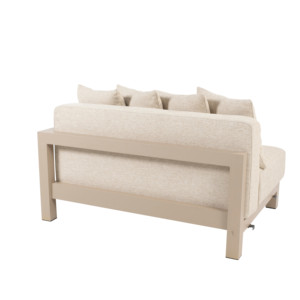 Meubles de patio en métal imperméable en aluminium Ensembles de <span class=keywords><strong>salon</strong></span> d'extérieur Sièges sectionnels pour cour Canapé d'<span class=keywords><strong>angle</strong></span> de <span class=keywords><strong>jardin</strong></span> en <span class=keywords><strong>bois</strong></span> de teck moderne - Product Image 4