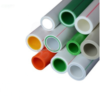 Tuyau en plastique PPR (polypropylène) flexible haute pression, durable, écologique, anti-UV (pour eau froide et chaude), blanc/vert, ISO