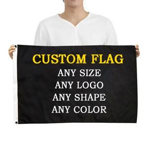 ธงโพลีเอสเตอร์พิมพ์ลายดิจิทัลแบบกำหนดเอง ขนาด 3x5 ฟุต สไตล์สปอร์ต เป็นมิตรกับสิ่งแวดล้อม สำหรับงานปาร์ตี้ กิจกรรม และของขวัญ - Product Image 1