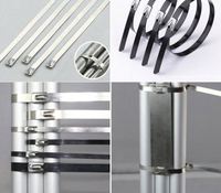 MG-SS hohe Qualität 4.6*200mm 316 Kugel schloss Selbst hemmender Edelstahl kabelbinder