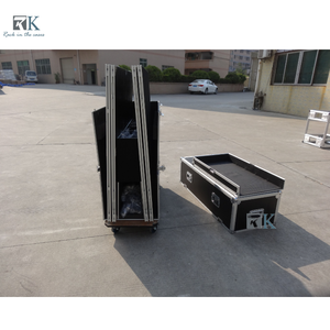 แพลตฟอร์มอลูมิเนียมเวทีเวทีและไรเซอร์สำหรับงานอีเว้นท์สีดำ - Product Image 3