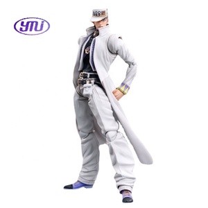 หุ่นอะนิเมะ17cm, รูปปั้นแอคชั่นแอคชั่นซูเปอร์ผจญภัยสุดแปลกของ <span class=keywords><strong>Jojo</strong></span> หมายเลข27-jotaro kujo แบบมีข้อต่อสำหรับนักสะสม - Product Image 1