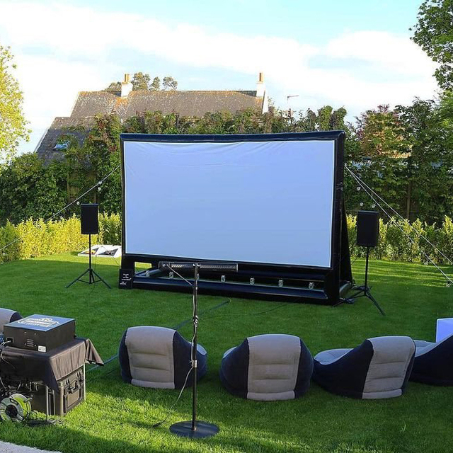 Inflatable Projector Cinema Screens Film Air Screen Portable Blow up Outdoor Mobile Air Projection Movie Inflatable Screen