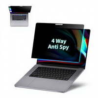 Film de Confidentialité Anti-Reflet 4 Voies pour MacBook Air 13 15 et MacBook Pro 14 16 2026 – Vente Chaude en Gros Direct Usine