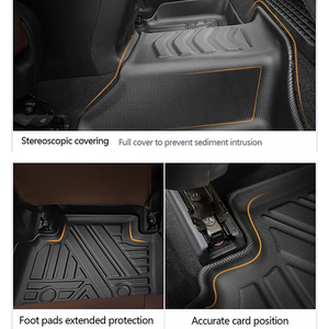 Xiangta Offre Spéciale plus récent tapis de sol de voiture <span class=keywords><strong>Double</strong></span> couche de luxe 3D 5D 7D TPE pour BMW E84 2018 + - Product Image 5