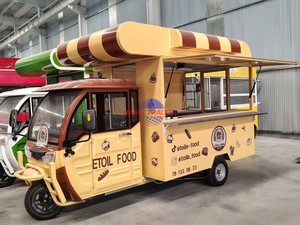 Imbisswagen Deutschland Custom Ice Cream Food Trailer Hot Dog Hamburger Fast Food Cart Mobile Food Truck - Product Image 3