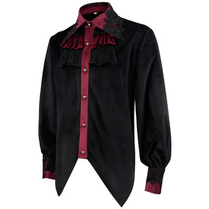 Camisa Plisada <span class=keywords><strong>Hombre</strong></span> <span class=keywords><strong>Ropa</strong></span> Medieval Steampunk Victorian Inside - Product Image 3