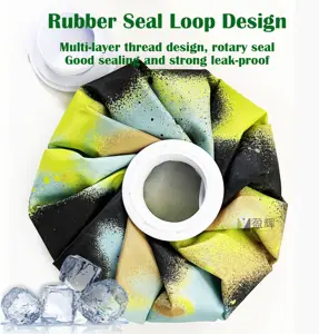 Reusable Ice Pack Cold And Hot Use Hot Water Bag Kids Adults Cold Packs For Injuries Pain Relief Sand Art