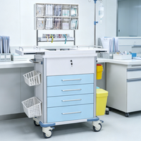 Chariot médical SET26, polyvalent, spécialisé dans le stockage, la classification et le déplacement des chariots médicaux