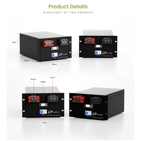 Batterie LiFePO4 liquide montée en rack Lead Power LP 5kWh 24V 12V 100Ah 120Ah 200Ah 300Ah, 6000 cycles