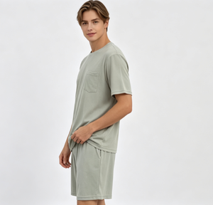Conjunto de Pijamas de Bambú para Hombre, Ropa de Dormir Suave Personalizada, Fabricante OEM, Proveedor Mayorista para Marcas - Product Image 5