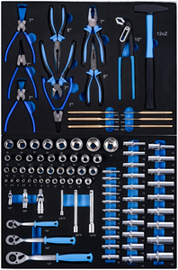 Ensembles d'outils à main CRV de haute qualité pour le marché européen, 300+ pièces, emballés dans des boîtes en mousse, incluant meuleuse, pelle, pulvérisateur, grattoir, pour la réparation à domicile - Product Image 4