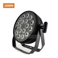 LEAHUA Éclairage de scène Aluminium HEX Intérieur Par 18x10W LED RGBW 4in1 Slim PAR avec Dmx pour Fête Mariage Dj Disco Ktv Club