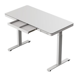 Bureau debout en verre trempé Table électrique à hauteur réglable Bureau debout ergonomique pour meubles de bureau à domicile - Product Image 3