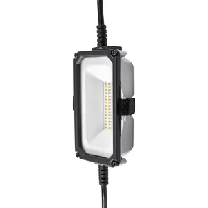 Guirlande lumineuse de construction de 50FT 10,000 lumens lumière de travail temporaire à LED raccordable extérieure pour l'éclairage de chantier