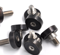 JS620030-9C3L12M8 30mm 304 roulement à rouleaux de voie d'acier inoxydable avec le roulement de filetage externe de la vis M8