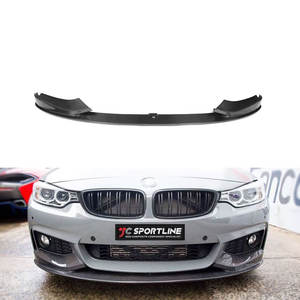 Divisor Delantero de Labio de Fibra de Carbono F32 M Tech para <span class=keywords><strong>BMW</strong></span> F33 F36 <span class=keywords><strong>430i</strong></span> 435i 440i M Sport 13-19 - Product Image 1