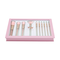 Boîte cadeau magnétique personnalisée de haute qualité en matériaux recyclés, taille sur mesure, pour fards à paupières, anticernes, mascara, eye-liner liquide mat