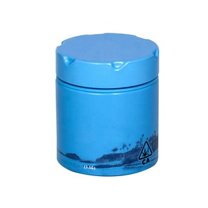Tin Child Proof Round Tin Can Special Round Tin Can For Weed Cigar Metal Tin With Child Proof Lid Packaging Weed Tin Boxes