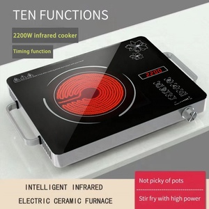 เตาแม่เหล็กไฟฟ้า2200W สำหรับใช้ในครัวเรือน, เตาสเตนเลสสตีลเตาแม่เหล็กไฟฟ้าขนาดเล็กใช้ในครัวเรือน - Product Image 4