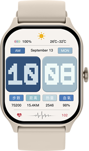 Reloj Inteligente Deportivo DaFit con Llamadas, Pantalla Grande de 2.0.1 Pulgadas, Resistente al Agua IP68, Monitor de Salud - Product Image 4