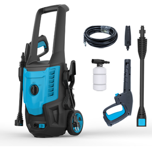 Lave-auto électrique 1400W, machine <span class=keywords><strong>de</strong></span> lavage <span class=keywords><strong>de</strong></span> <span class=keywords><strong>voiture</strong></span>, équipement <span class=keywords><strong>de</strong></span> <span class=keywords><strong>nettoyage</strong></span> automatique complet et lave-auto électrique haute pression 10,5 Mpa - Product Image 1