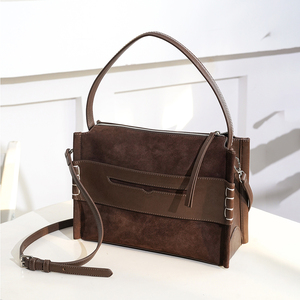 Top Quality Women's Handbag Large Capacity Shoulder Bags Lightweight Customized logo Crossbody Leather Business Mailman Bag - Product Image 5