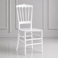 Chaise de banquet en plastique pour hôtel, idéale pour les mariages, les fêtes et la décoration événementielle – Chaise de salle à manger empilable pour la location, la restauration et les fournitures de cérémonie