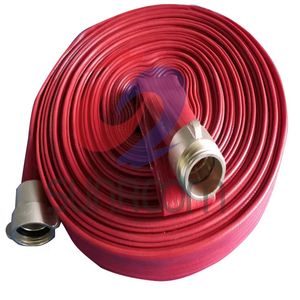 خرطوم تصريف PVC عالي الضغط من إنتريبرايزز، أحمر اللون، 1-1/2 بوصة × 25 قدم، 150 رطل لكل بوصة مربعة، وصلات ذكر وأنثى، مصنوع بالحقن - Product Image 3